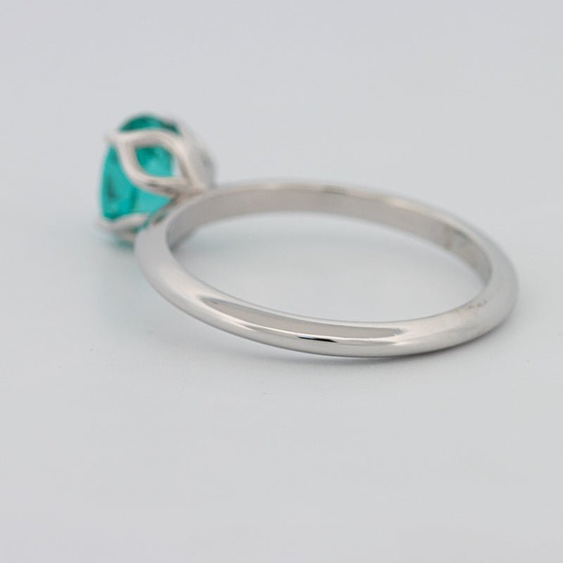 1.30 CT Oval Cut Paraiba Ring - ZIZOV DIAMONDS