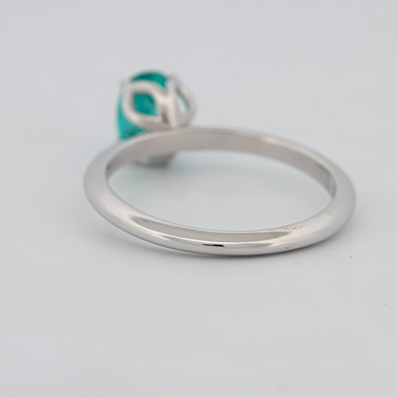 1.30 CT Oval Cut Paraiba Ring - ZIZOV DIAMONDS