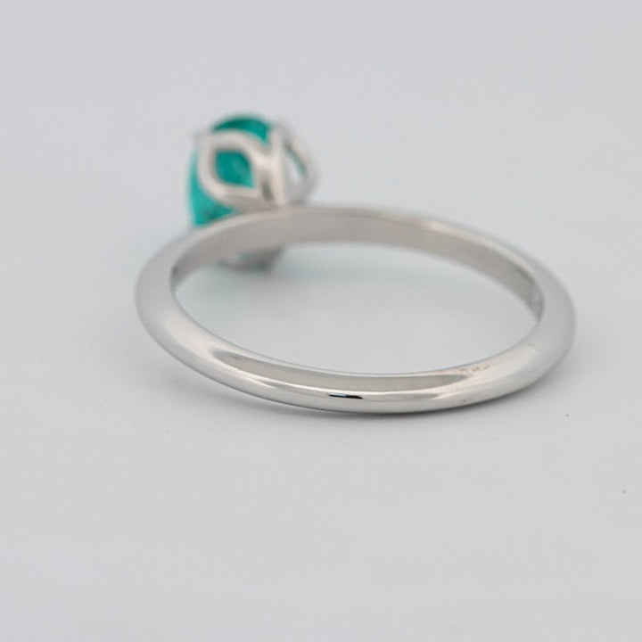 1.30 CT Oval Cut Paraiba Ring - ZIZOV DIAMONDS