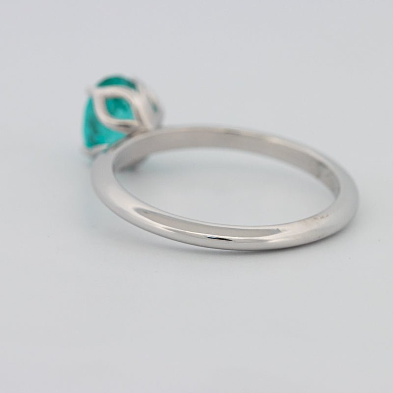 1.30 CT Oval Cut Paraiba Ring - ZIZOV DIAMONDS