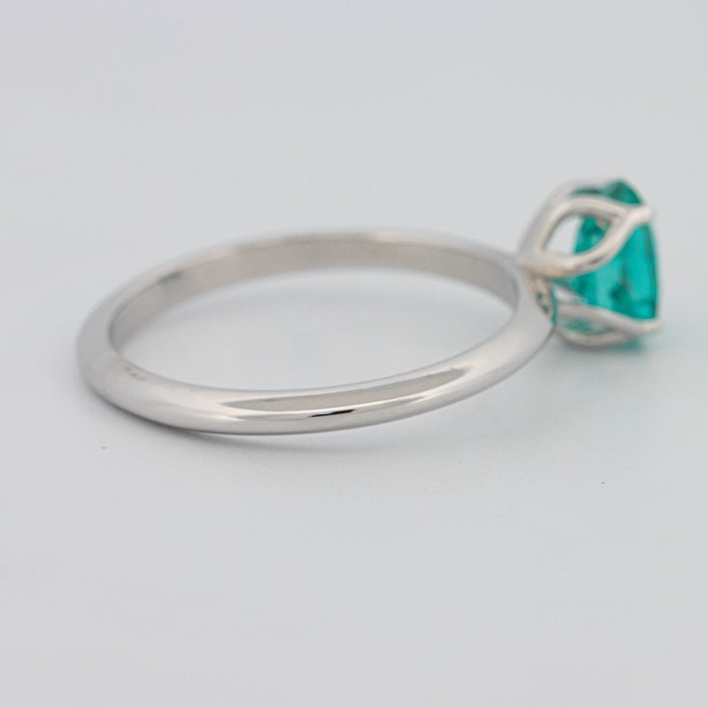 1.30 CT Oval Cut Paraiba Ring - ZIZOV DIAMONDS