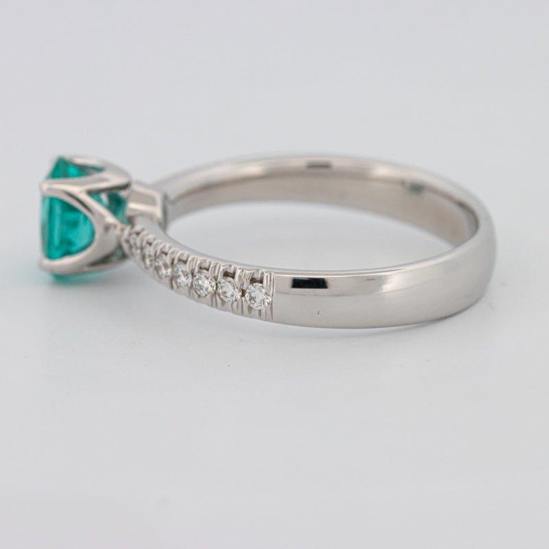 1.30 CT Oval Cut Paraiba Ring - ZIZOV DIAMONDS
