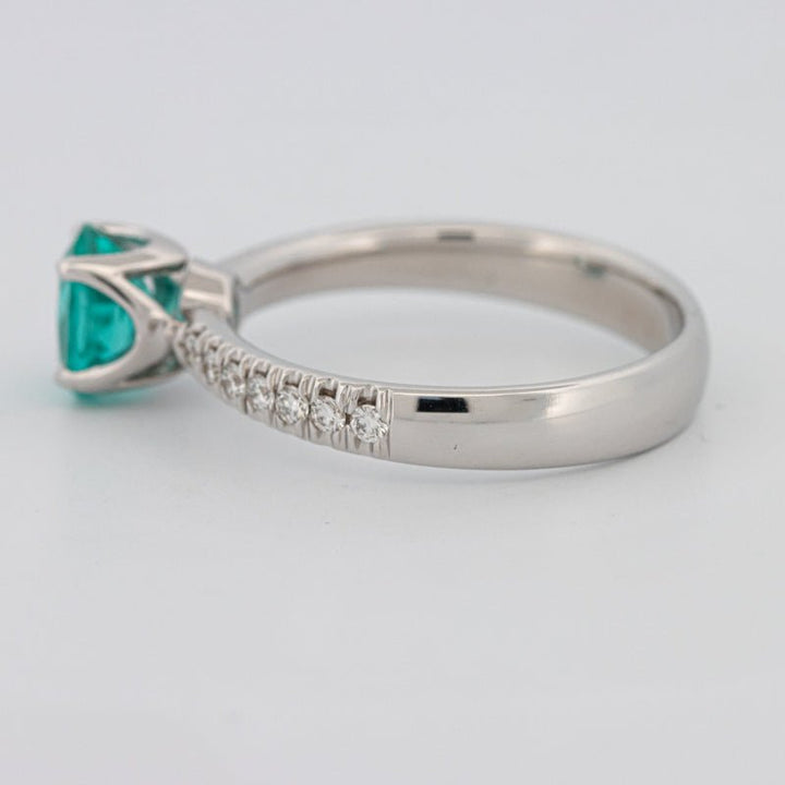 1.30 CT Oval Cut Paraiba Ring - ZIZOV DIAMONDS
