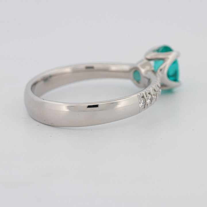 1.30 CT Oval Cut Paraiba Ring - ZIZOV DIAMONDS