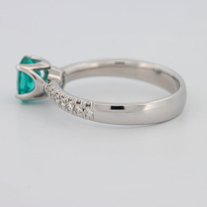 1.30 CT Oval Cut Paraiba Ring - ZIZOV DIAMONDS