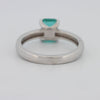 1.40 CT Emerald Cut Paraiba Ring - ZIZOV DIAMONDS