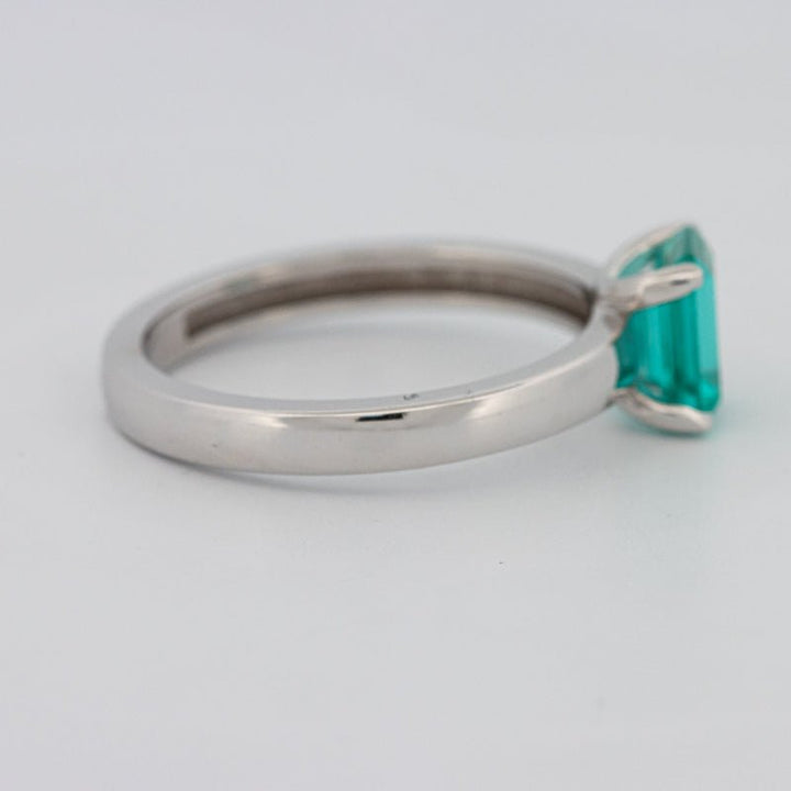 1.40 CT Emerald Cut Paraiba Ring - ZIZOV DIAMONDS