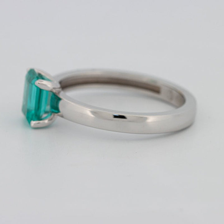 1.40 CT Emerald Cut Paraiba Ring - ZIZOV DIAMONDS