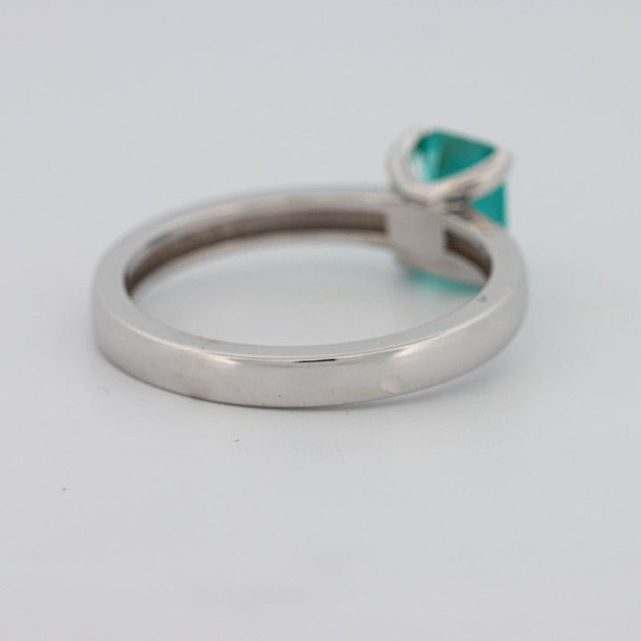 1.40 CT Emerald Cut Paraiba Ring - ZIZOV DIAMONDS