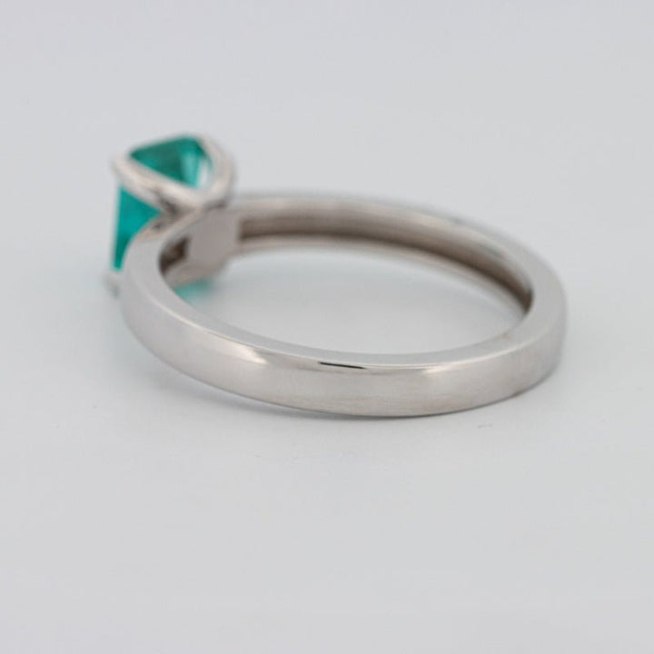 1.40 CT Emerald Cut Paraiba Ring - ZIZOV DIAMONDS