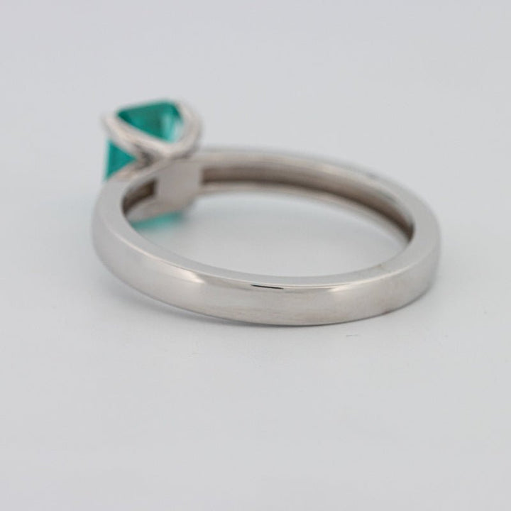 1.40 CT Emerald Cut Paraiba Ring - ZIZOV DIAMONDS