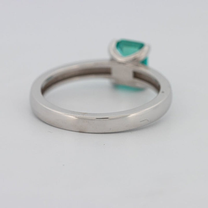 1.40 CT Emerald Cut Paraiba Ring - ZIZOV DIAMONDS