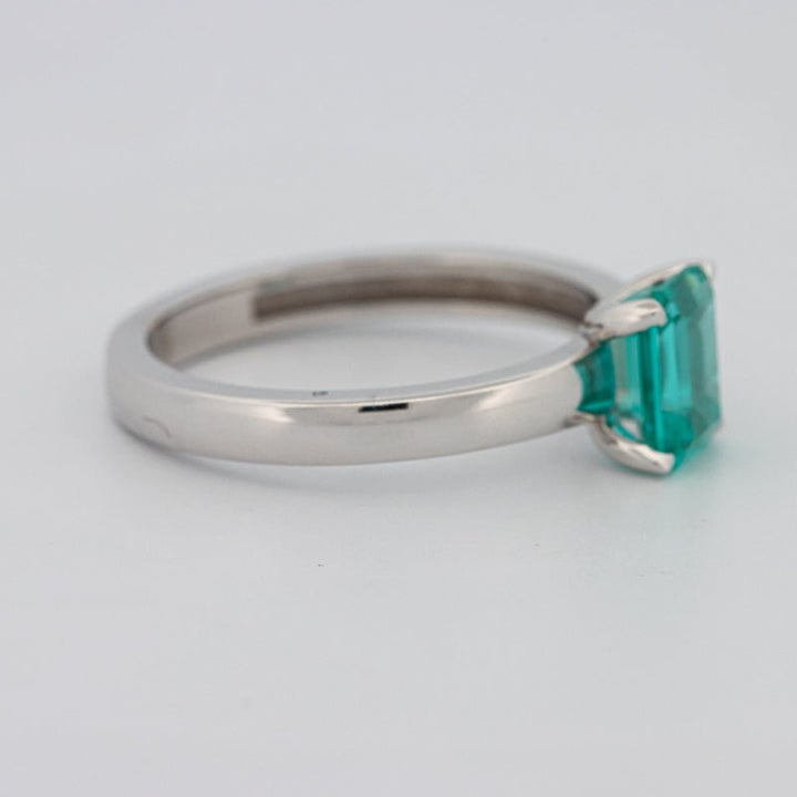 1.40 CT Emerald Cut Paraiba Ring - ZIZOV DIAMONDS