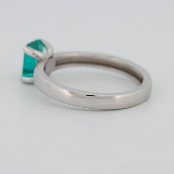 1.40 CT Emerald Cut Paraiba Ring - ZIZOV DIAMONDS