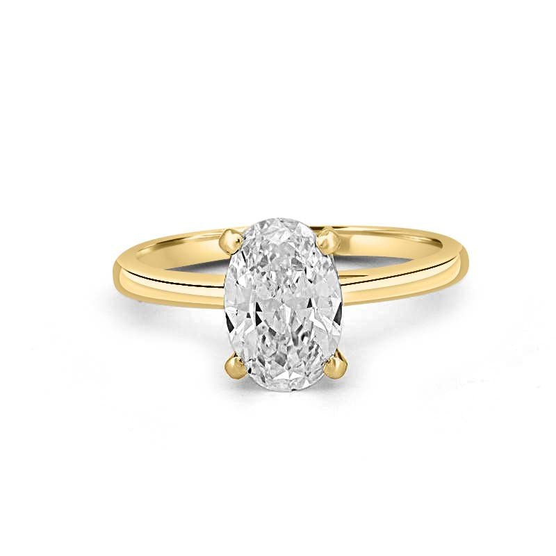 1.50 CT Classic Oval Cut Solitaire - ZIZOV DIAMONDS