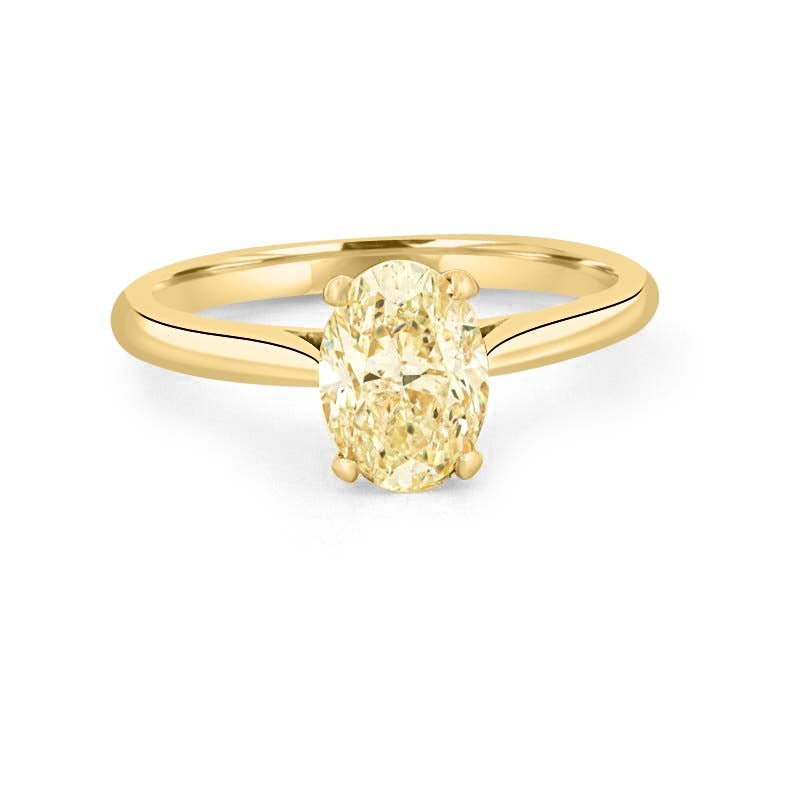 1.50 CT Classic Oval Cut Solitaire - ZIZOV DIAMONDS