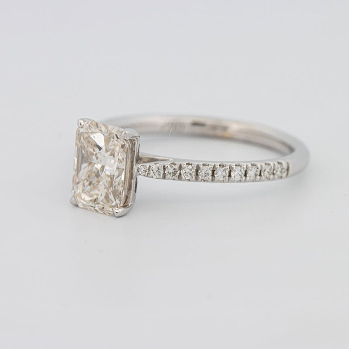 1.50 CT Emerald Cut Solitaire Pavé Ring - ZIZOV DIAMONDS