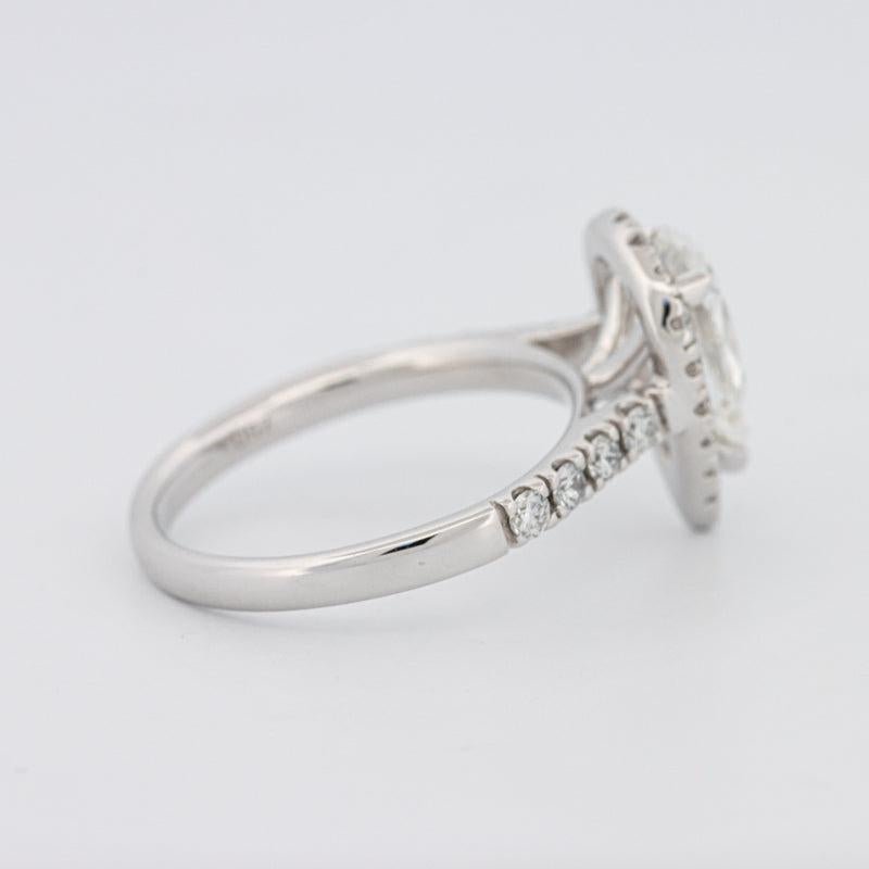 1.50 CT Pear - shape Halo Solitaire - ZIZOV DIAMONDS