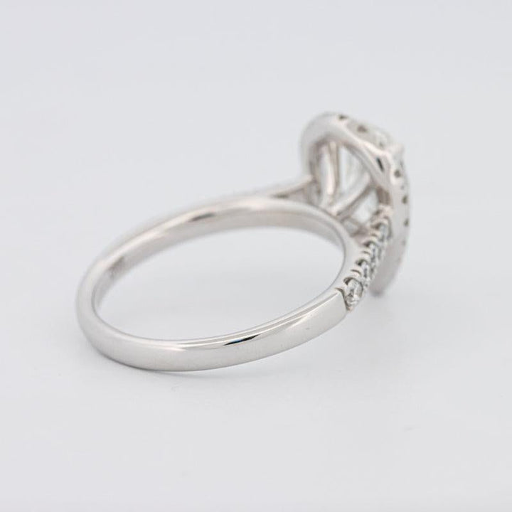 1.50 CT Pear - shape Halo Solitaire - ZIZOV DIAMONDS