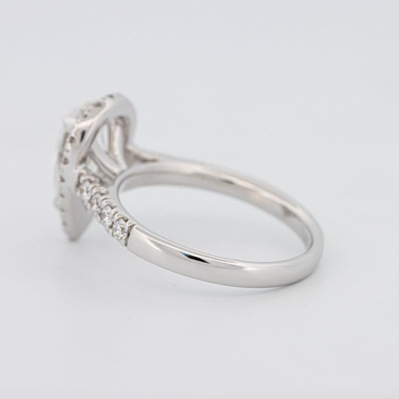 1.50 CT Pear - shape Halo Solitaire - ZIZOV DIAMONDS