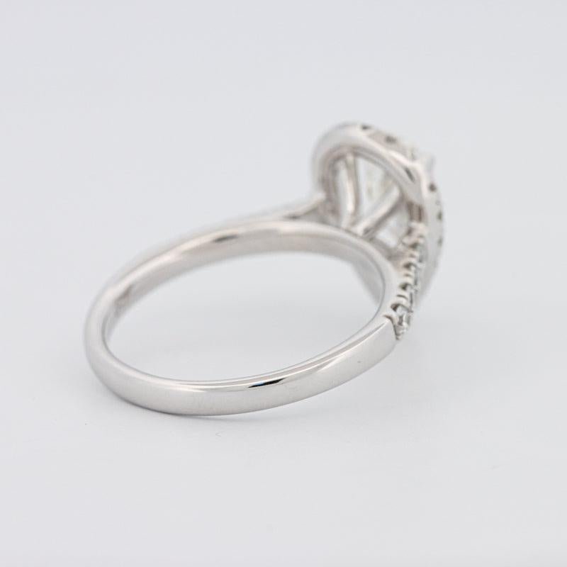 1.50 CT Pear - shape Halo Solitaire - ZIZOV DIAMONDS