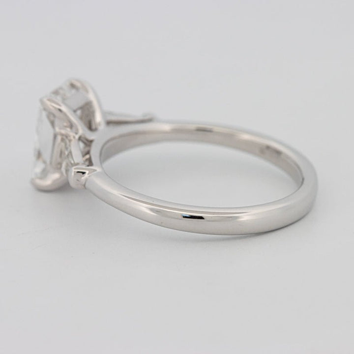 1.50 CT Radiant Cut Trilogy Solitaire (LG) - ZIZOV DIAMONDS