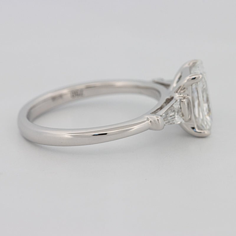 1.50 CT Radiant Cut Trilogy Solitaire (LG) - ZIZOV DIAMONDS