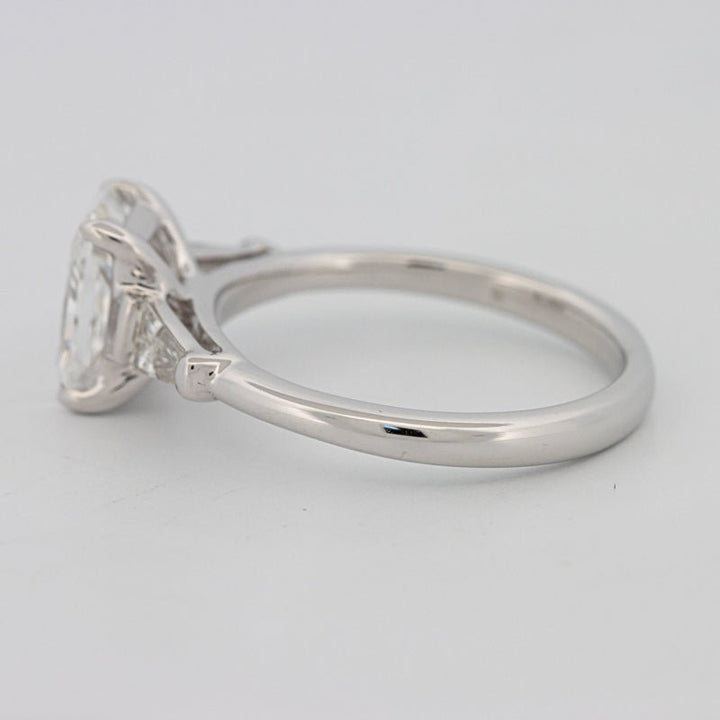 1.50 CT Radiant Cut Trilogy Solitaire (LG) - ZIZOV DIAMONDS