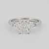 1.50 CT Radiant Cut Trilogy Solitaire (LG) - ZIZOV DIAMONDS