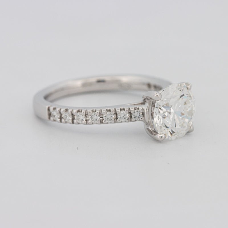 1.50 CT Round Solitaire Pavé (LG) - ZIZOV DIAMONDS