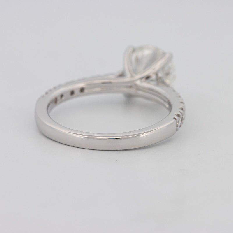 1.50 CT Round Solitaire Pavé (LG) - ZIZOV DIAMONDS