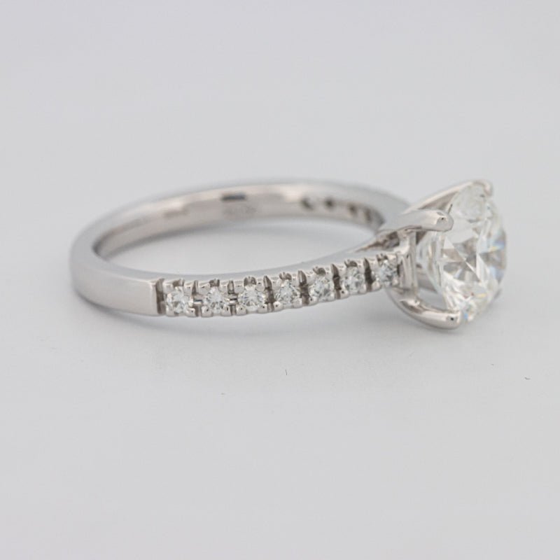 1.50 CT Round Solitaire Pavé (LG) - ZIZOV DIAMONDS