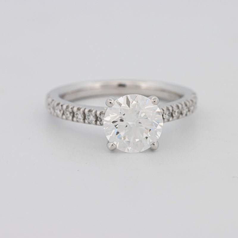 1.50 CT Round Solitaire Pavé (LG) - ZIZOV DIAMONDS