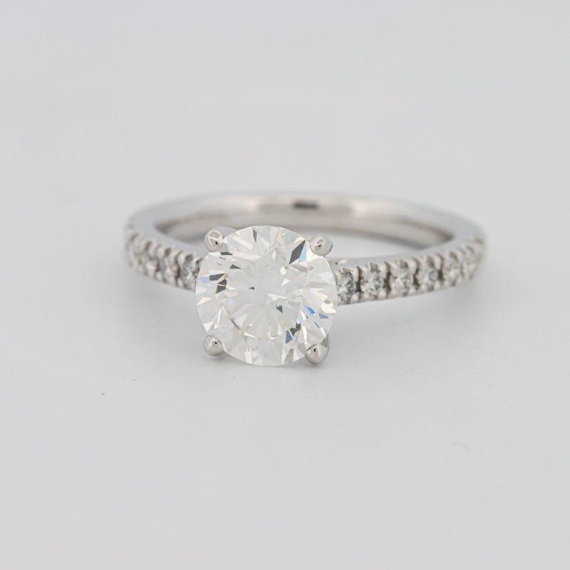 1.50 CT Round Solitaire Pavé (LG) - ZIZOV DIAMONDS