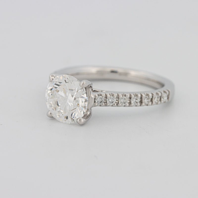 1.50 CT Round Solitaire Pavé (LG) - ZIZOV DIAMONDS