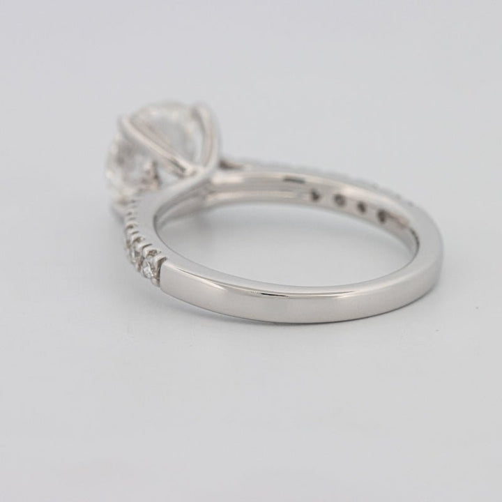 1.50 CT Round Solitaire Pavé (LG) - ZIZOV DIAMONDS