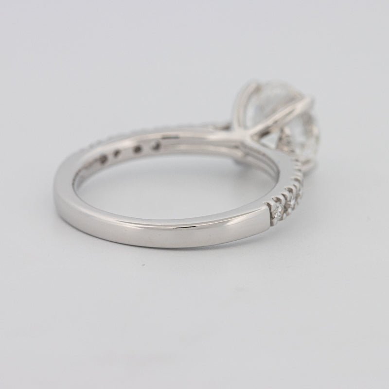 1.50 CT Round Solitaire Pavé (LG) - ZIZOV DIAMONDS