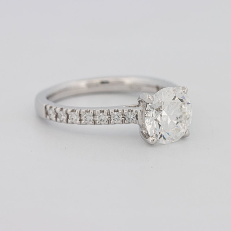 1.50 CT Round Solitaire Pavé (LG) - ZIZOV DIAMONDS