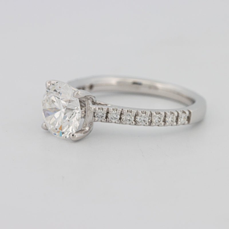 1.50 CT Round Solitaire Pavé (LG) - ZIZOV DIAMONDS