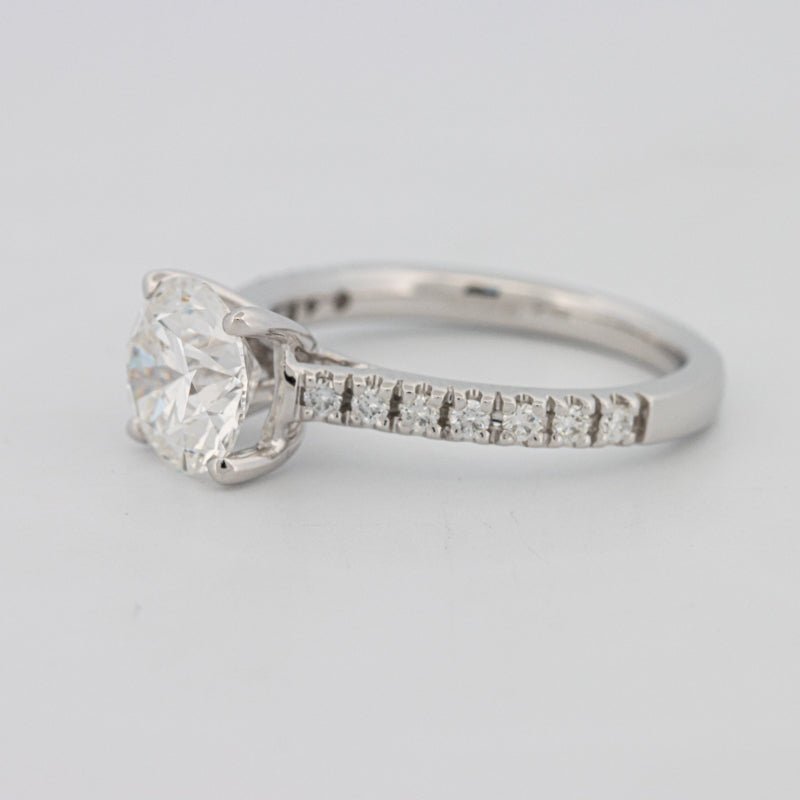 1.50 CT Round Solitaire Pavé (LG) - ZIZOV DIAMONDS