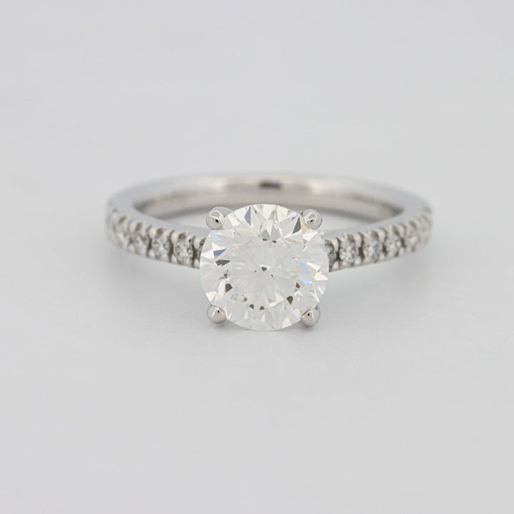 1.50 CT Round Solitaire Pavé (LG) - ZIZOV DIAMONDS