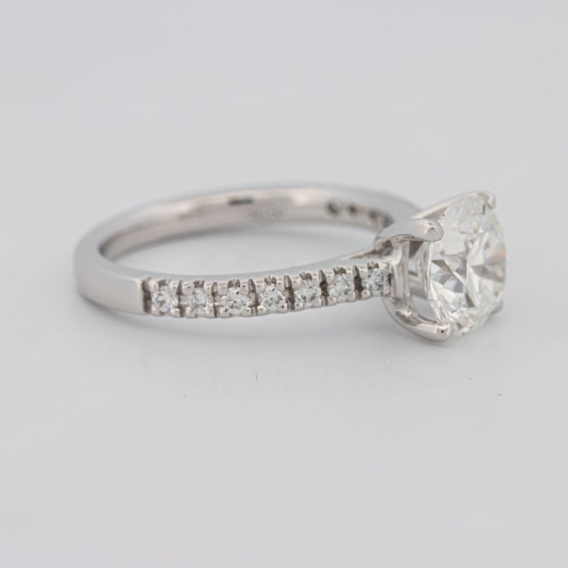 1.50 CT Round Solitaire Pavé (LG) - ZIZOV DIAMONDS