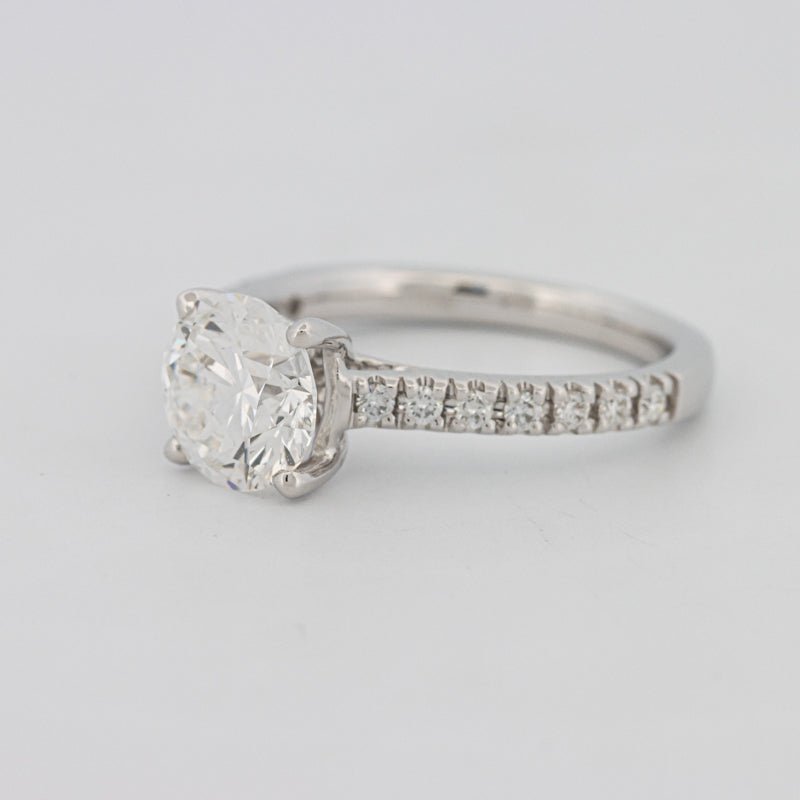 1.50 CT Round Solitaire Pavé (LG) - ZIZOV DIAMONDS