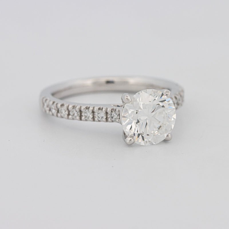 1.50 CT Round Solitaire Pavé (LG) - ZIZOV DIAMONDS