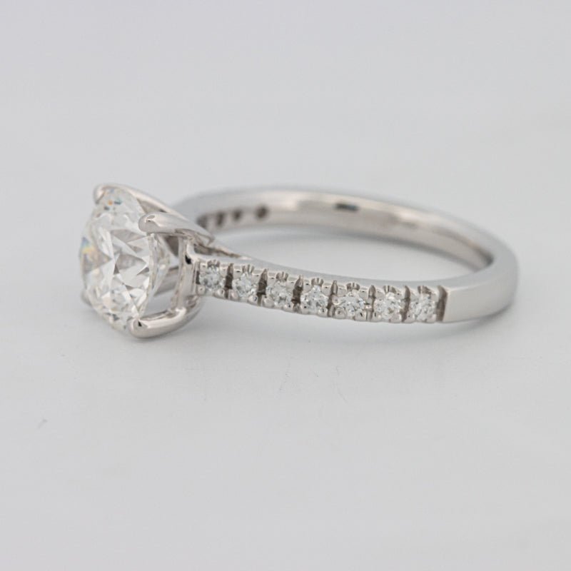 1.50 CT Round Solitaire Pavé (LG) - ZIZOV DIAMONDS
