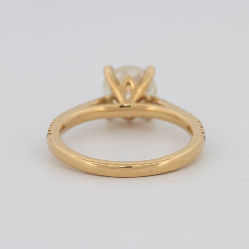 1.50 CT Round Solitaire Pavé Ring - ZIZOV DIAMONDS