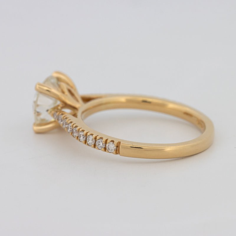 1.50 CT Round Solitaire Pavé Ring - ZIZOV DIAMONDS