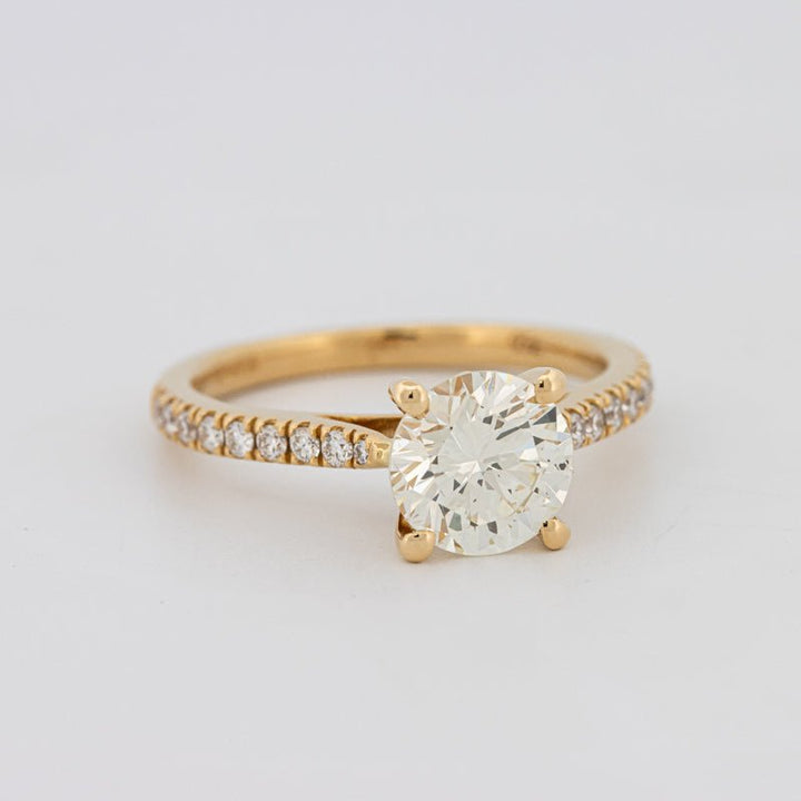 1.50 CT Round Solitaire Pavé Ring - ZIZOV DIAMONDS