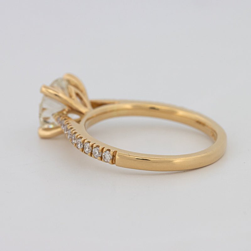 1.50 CT Round Solitaire Pavé Ring - ZIZOV DIAMONDS