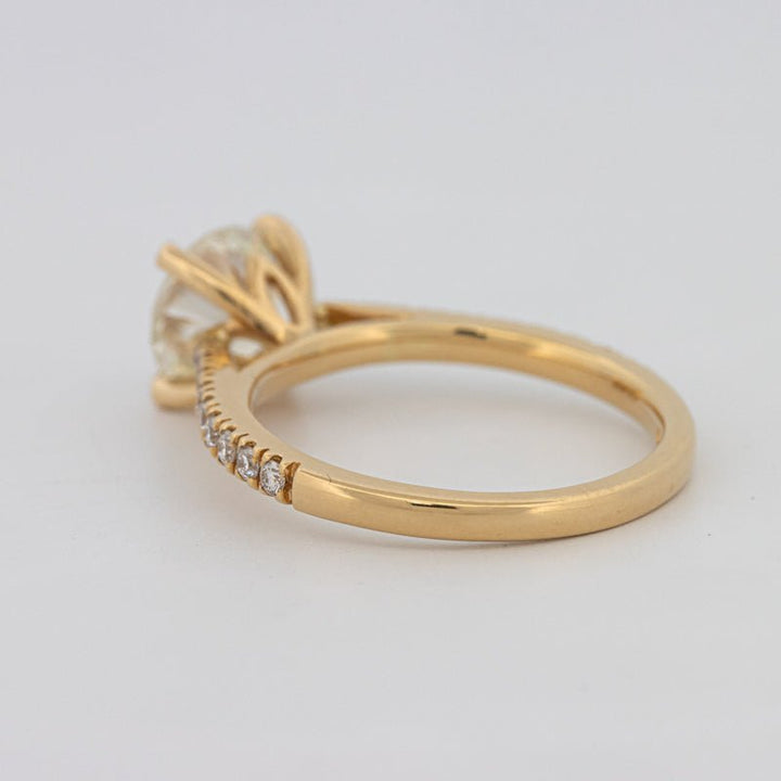 1.50 CT Round Solitaire Pavé Ring - ZIZOV DIAMONDS